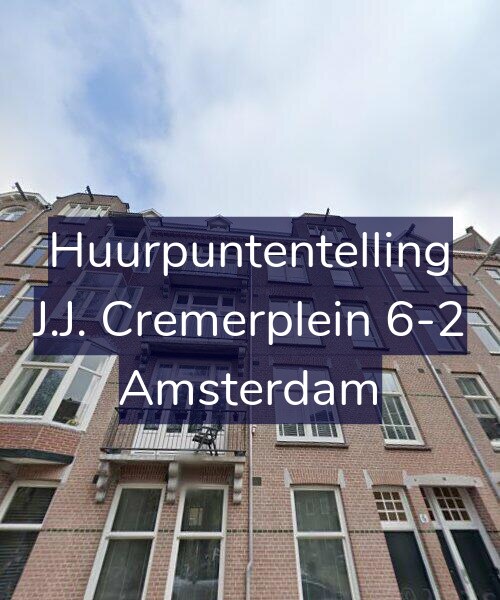 Foto gevel Huurpuntentelling voor J.J. Cremerplein 6-2, Amsterdam
