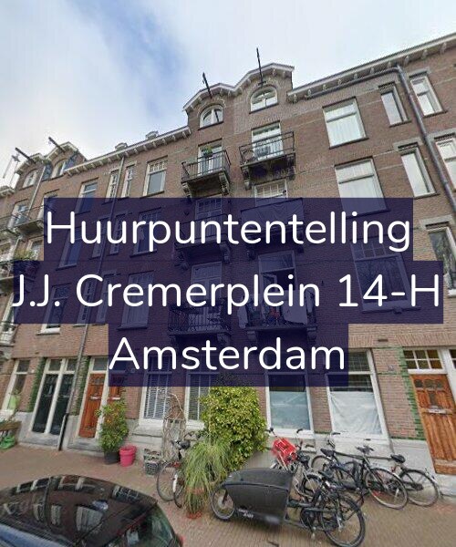 Foto gevel Huurpuntentelling voor J.J. Cremerplein 14-H, Amsterdam