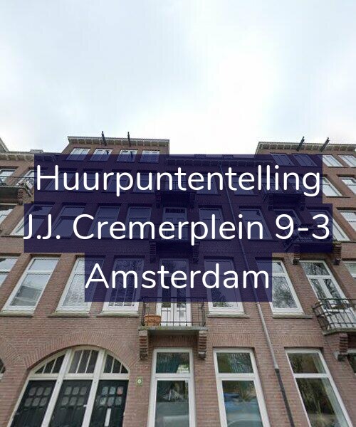 Foto gevel Huurpuntentelling voor J.J. Cremerplein 9-3, Amsterdam