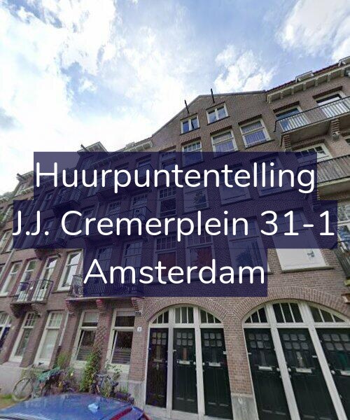 Foto gevel Huurpuntentelling voor J.J. Cremerplein 31-1, Amsterdam