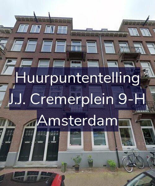 Foto gevel Huurpuntentelling voor J.J. Cremerplein 9-H, Amsterdam