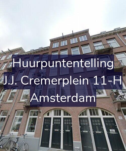 Foto gevel Huurpuntentelling voor J.J. Cremerplein 11-H, Amsterdam