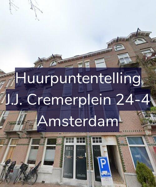 Foto gevel Huurpuntentelling voor J.J. Cremerplein 24-4, Amsterdam