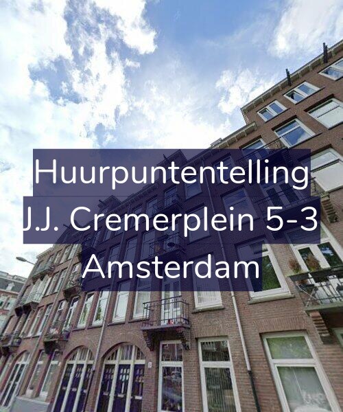 Foto gevel Huurpuntentelling voor J.J. Cremerplein 5-3, Amsterdam