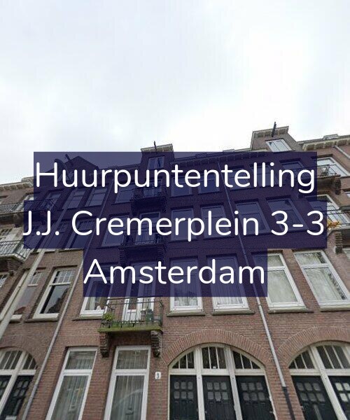Foto gevel Huurpuntentelling voor J.J. Cremerplein 3-3, Amsterdam