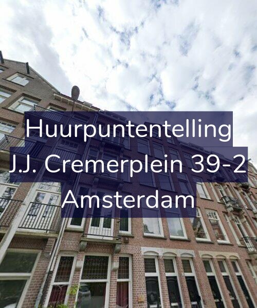 Foto gevel Huurpuntentelling voor J.J. Cremerplein 39-2, Amsterdam