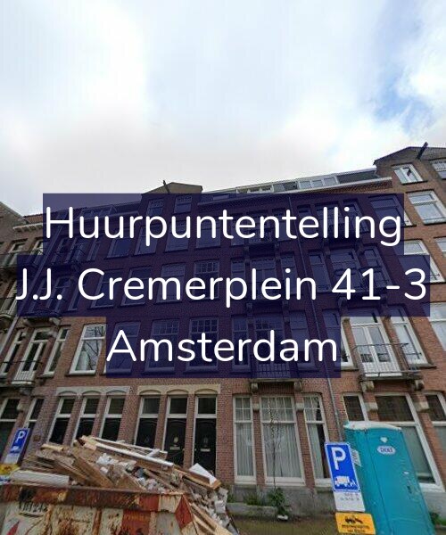 Foto gevel Huurpuntentelling voor J.J. Cremerplein 41-3, Amsterdam