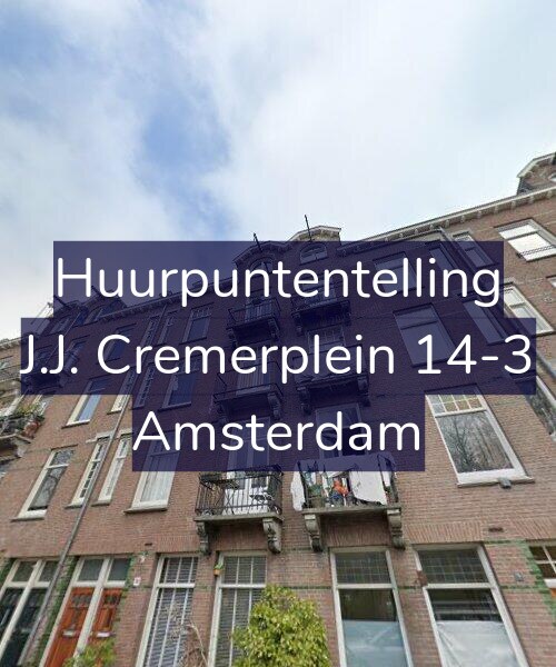 Foto gevel Huurpuntentelling voor J.J. Cremerplein 14-3, Amsterdam