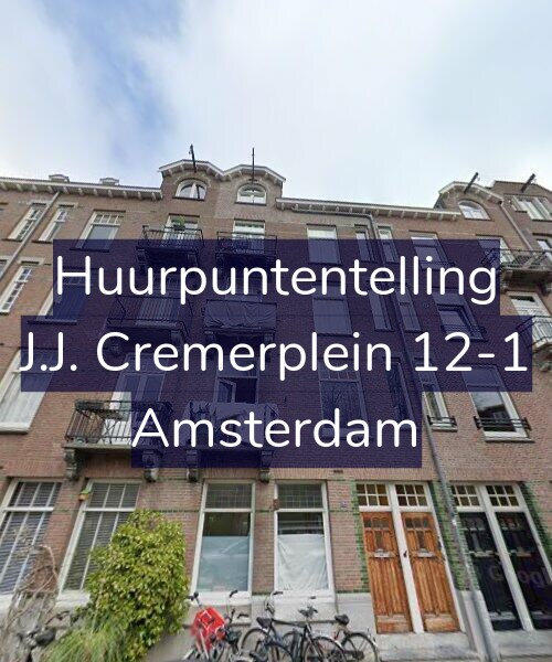 Foto gevel Huurpuntentelling voor J.J. Cremerplein 12-1, Amsterdam