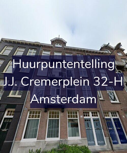 Foto gevel Huurpuntentelling voor J.J. Cremerplein 32-H, Amsterdam