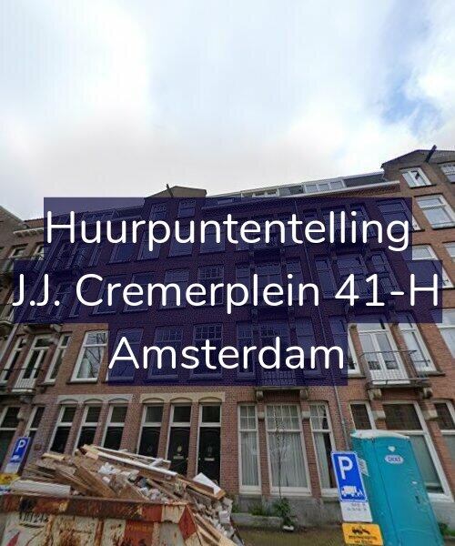 Foto gevel Huurpuntentelling voor J.J. Cremerplein 41-H, Amsterdam