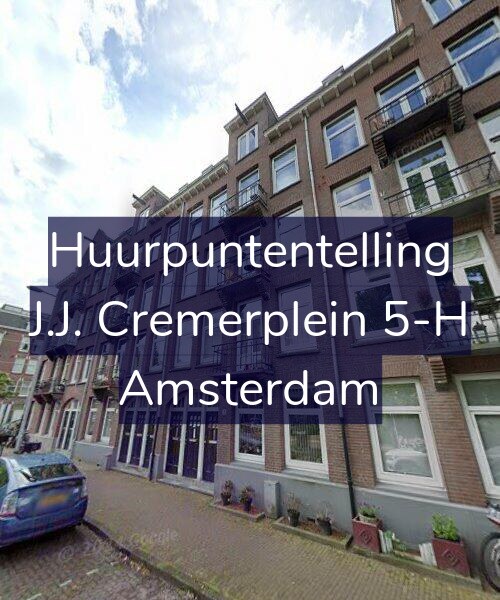 Foto gevel Huurpuntentelling voor J.J. Cremerplein 5-H, Amsterdam