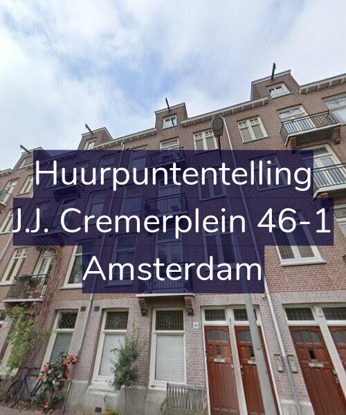 Foto gevel Huurpuntentelling voor J.J. Cremerplein 46-1, Amsterdam