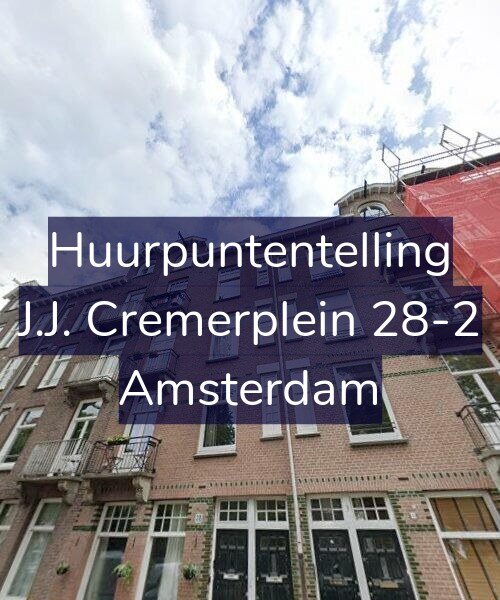 Foto gevel Huurpuntentelling voor J.J. Cremerplein 28-2, Amsterdam