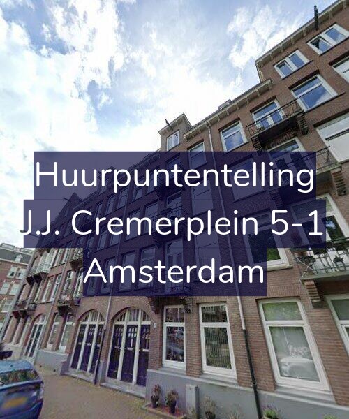 Foto gevel Huurpuntentelling voor J.J. Cremerplein 5-1, Amsterdam