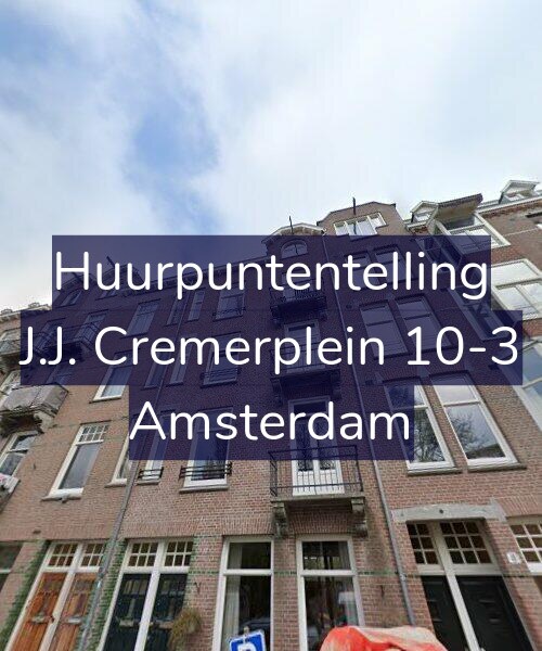 Foto gevel Huurpuntentelling voor J.J. Cremerplein 10-3, Amsterdam