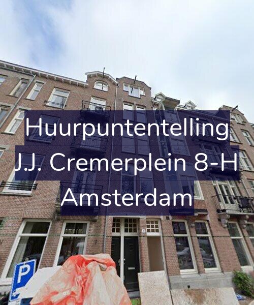 Foto gevel Huurpuntentelling voor J.J. Cremerplein 8-H, Amsterdam