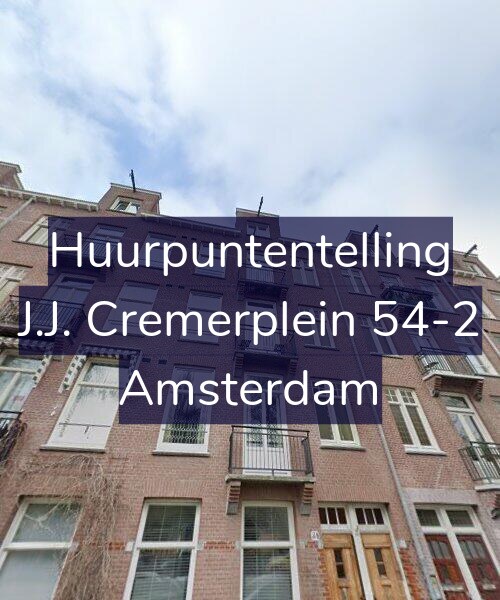 Foto gevel Huurpuntentelling voor J.J. Cremerplein 54-2, Amsterdam