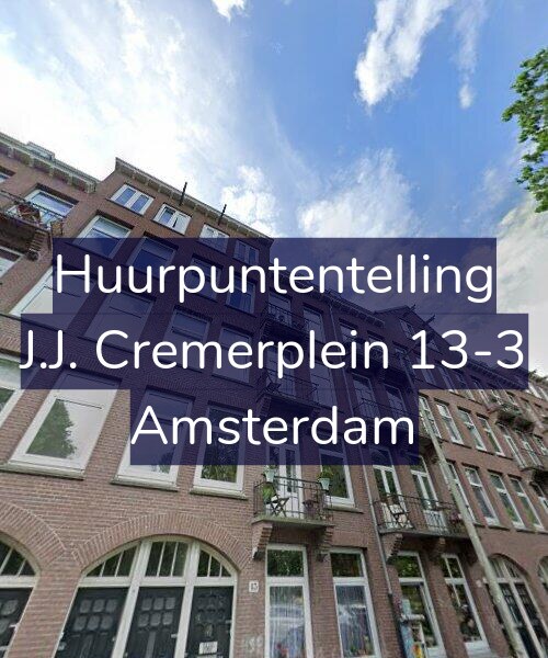 Foto gevel Huurpuntentelling voor J.J. Cremerplein 13-3, Amsterdam