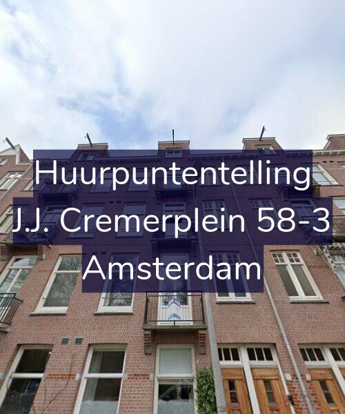 Foto gevel Huurpuntentelling voor J.J. Cremerplein 58-3, Amsterdam