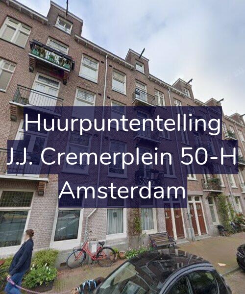 Foto gevel Huurpuntentelling voor J.J. Cremerplein 50-H, Amsterdam