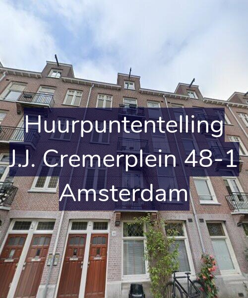 Foto gevel Huurpuntentelling voor J.J. Cremerplein 48-1, Amsterdam