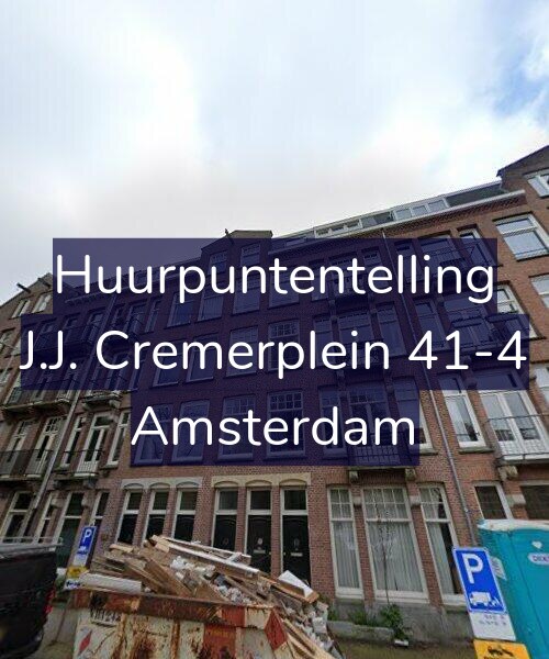 Foto gevel Huurpuntentelling voor J.J. Cremerplein 41-4, Amsterdam