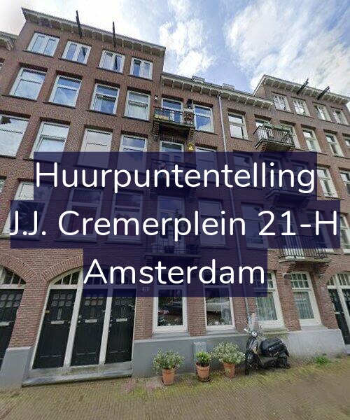 Foto gevel Huurpuntentelling voor J.J. Cremerplein 21-H, Amsterdam
