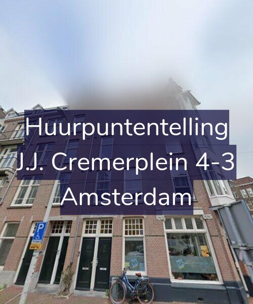 Foto gevel Huurpuntentelling voor J.J. Cremerplein 4-3, Amsterdam