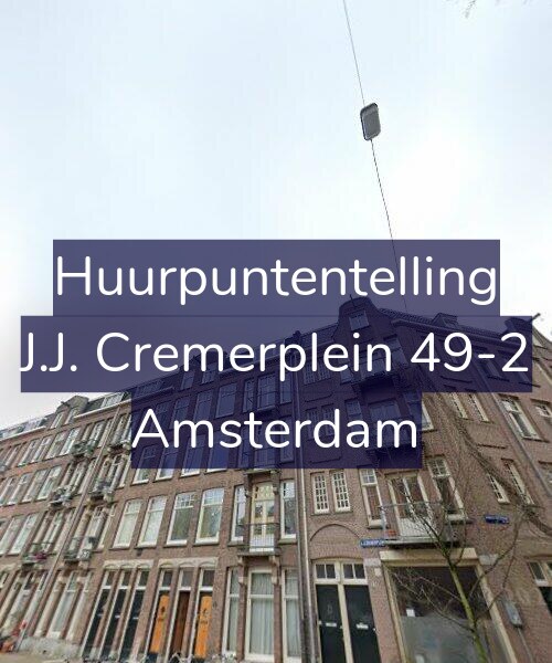 Foto gevel Huurpuntentelling voor J.J. Cremerplein 49-2, Amsterdam