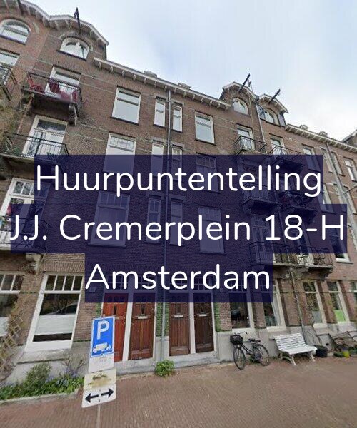 Foto gevel Huurpuntentelling voor J.J. Cremerplein 18-H, Amsterdam