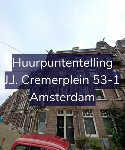 Foto gevel Huurpuntentelling voor J.J. Cremerplein 53-1, Amsterdam