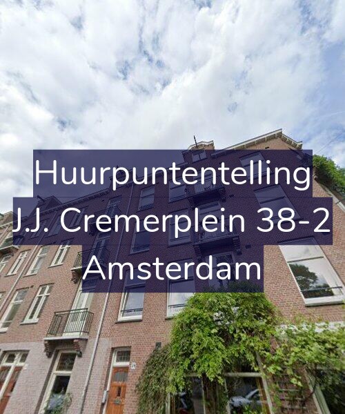 Foto gevel Huurpuntentelling voor J.J. Cremerplein 38-2, Amsterdam