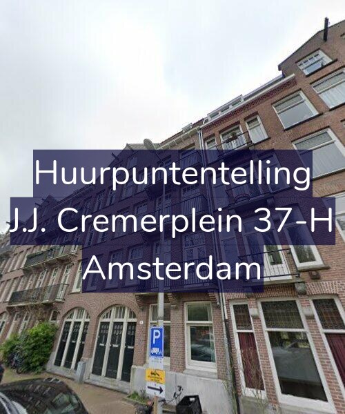 Foto gevel Huurpuntentelling voor J.J. Cremerplein 37-H, Amsterdam