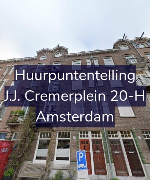 Foto gevel Huurpuntentelling voor J.J. Cremerplein 20-H, Amsterdam