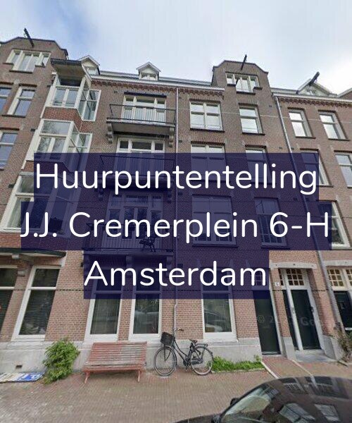 Foto gevel Huurpuntentelling voor J.J. Cremerplein 6-H, Amsterdam