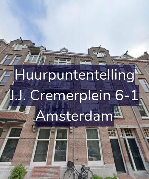 Foto gevel Huurpuntentelling voor J.J. Cremerplein 6-1, Amsterdam