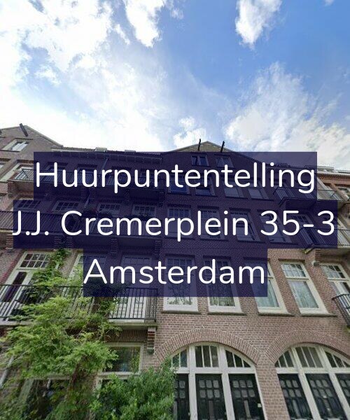 Foto gevel Huurpuntentelling voor J.J. Cremerplein 35-3, Amsterdam
