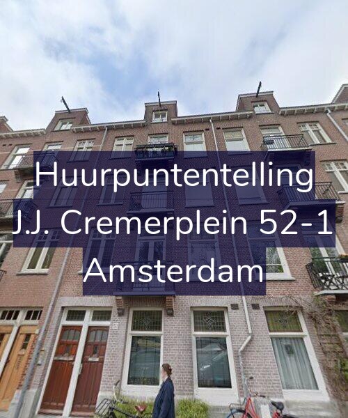 Foto gevel Huurpuntentelling voor J.J. Cremerplein 52-1, Amsterdam
