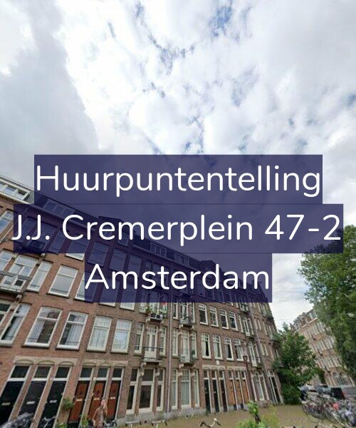 Foto gevel Huurpuntentelling voor J.J. Cremerplein 47-2, Amsterdam