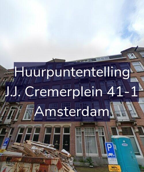 Foto gevel Huurpuntentelling voor J.J. Cremerplein 41-1, Amsterdam
