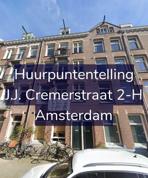 Foto gevel Huurpuntentelling voor J.J. Cremerstraat 2-H, Amsterdam