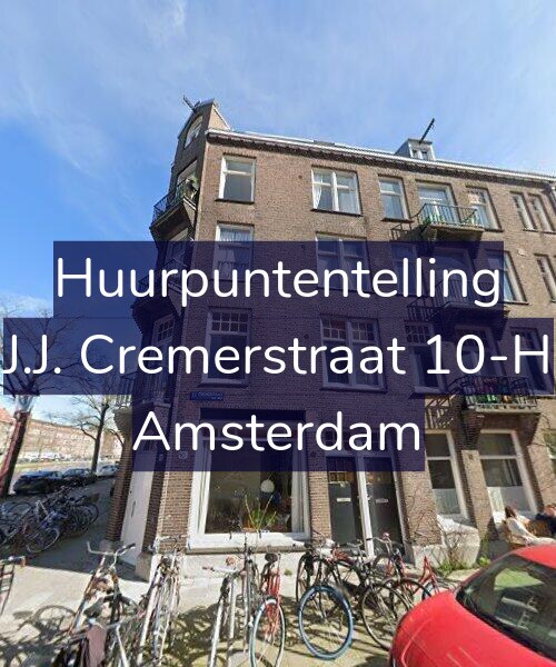 Foto gevel Huurpuntentelling voor J.J. Cremerstraat 10-H, Amsterdam