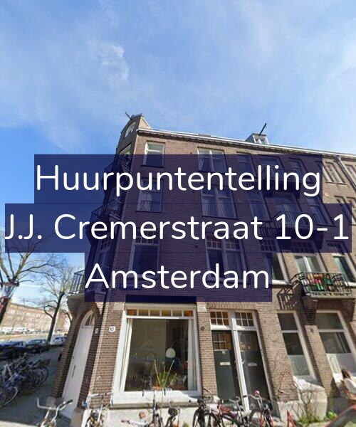 Foto gevel Huurpuntentelling voor J.J. Cremerstraat 10-1, Amsterdam