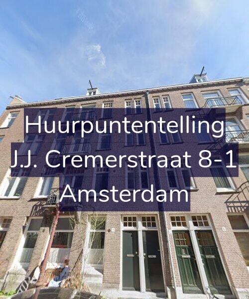 Foto gevel Huurpuntentelling voor J.J. Cremerstraat 8-1, Amsterdam