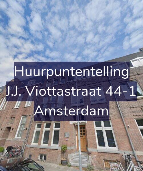 Foto gevel Huurpuntentelling voor J.J. Viottastraat 44-1, Amsterdam