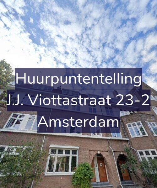 Foto gevel Huurpuntentelling voor J.J. Viottastraat 23-2, Amsterdam