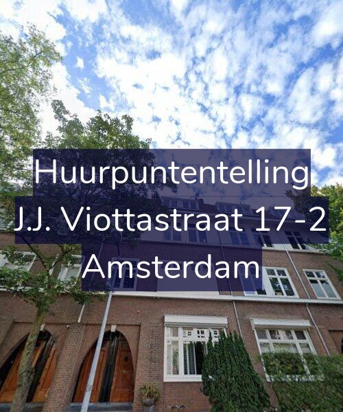 Foto gevel Huurpuntentelling voor J.J. Viottastraat 17-2, Amsterdam