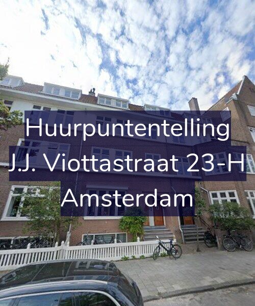 Foto gevel Huurpuntentelling voor J.J. Viottastraat 23-H, Amsterdam