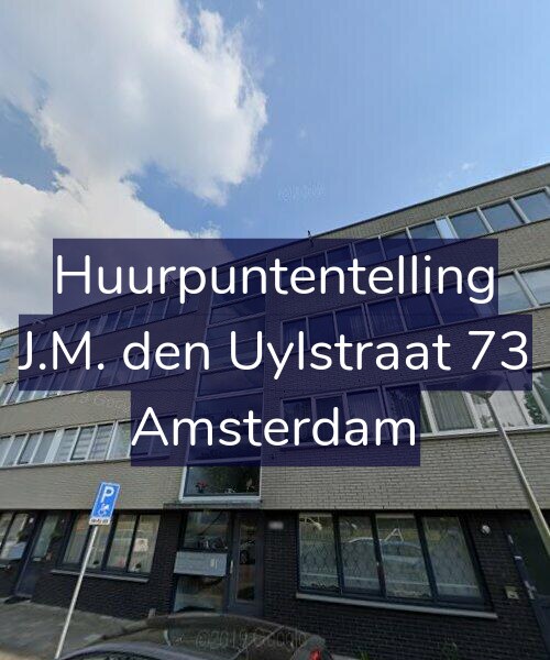 Foto gevel Huurpuntentelling voor J.M. den Uylstraat 73, Amsterdam